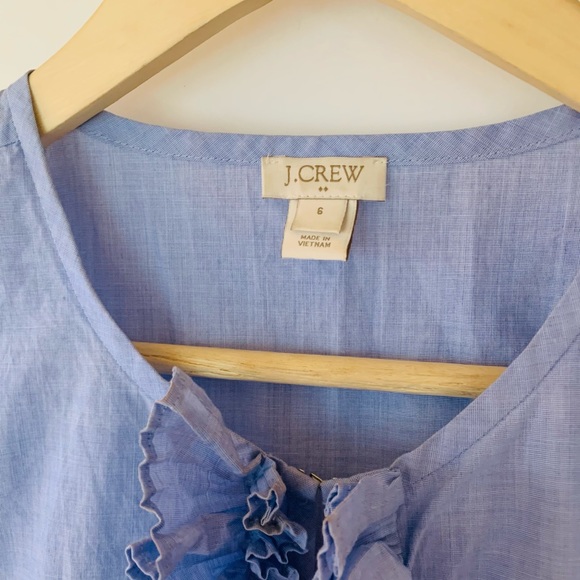 J CREW | Ruffle detail Sleeveless Blouse - Picture 4 of 11